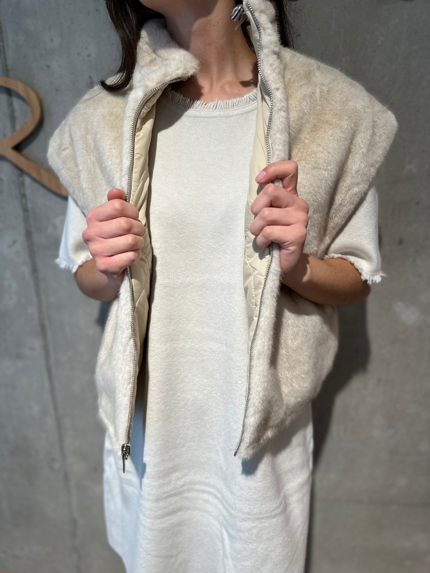 Kleid "Kornealia kurzarm mit Fransen" Schwarz