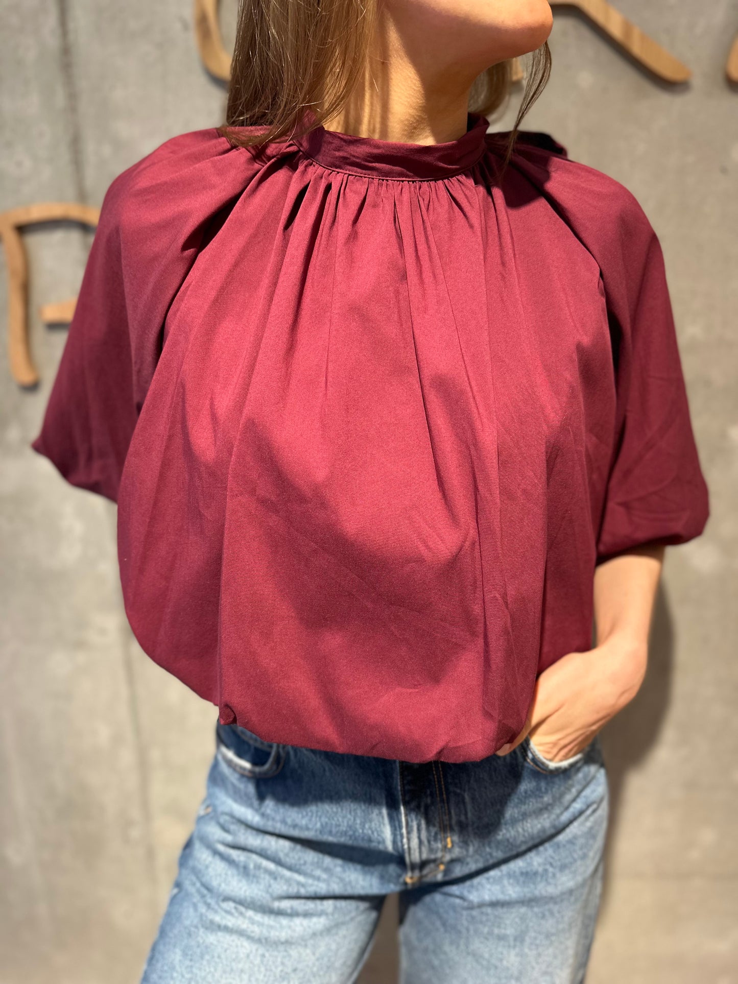 Schluppenbluse "Shosha 1/2arm" - Versch. Farben