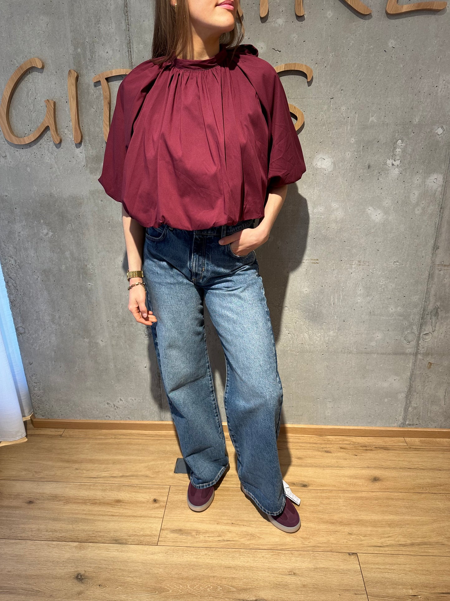 Schluppenbluse "Shosha 1/2arm" - Versch. Farben