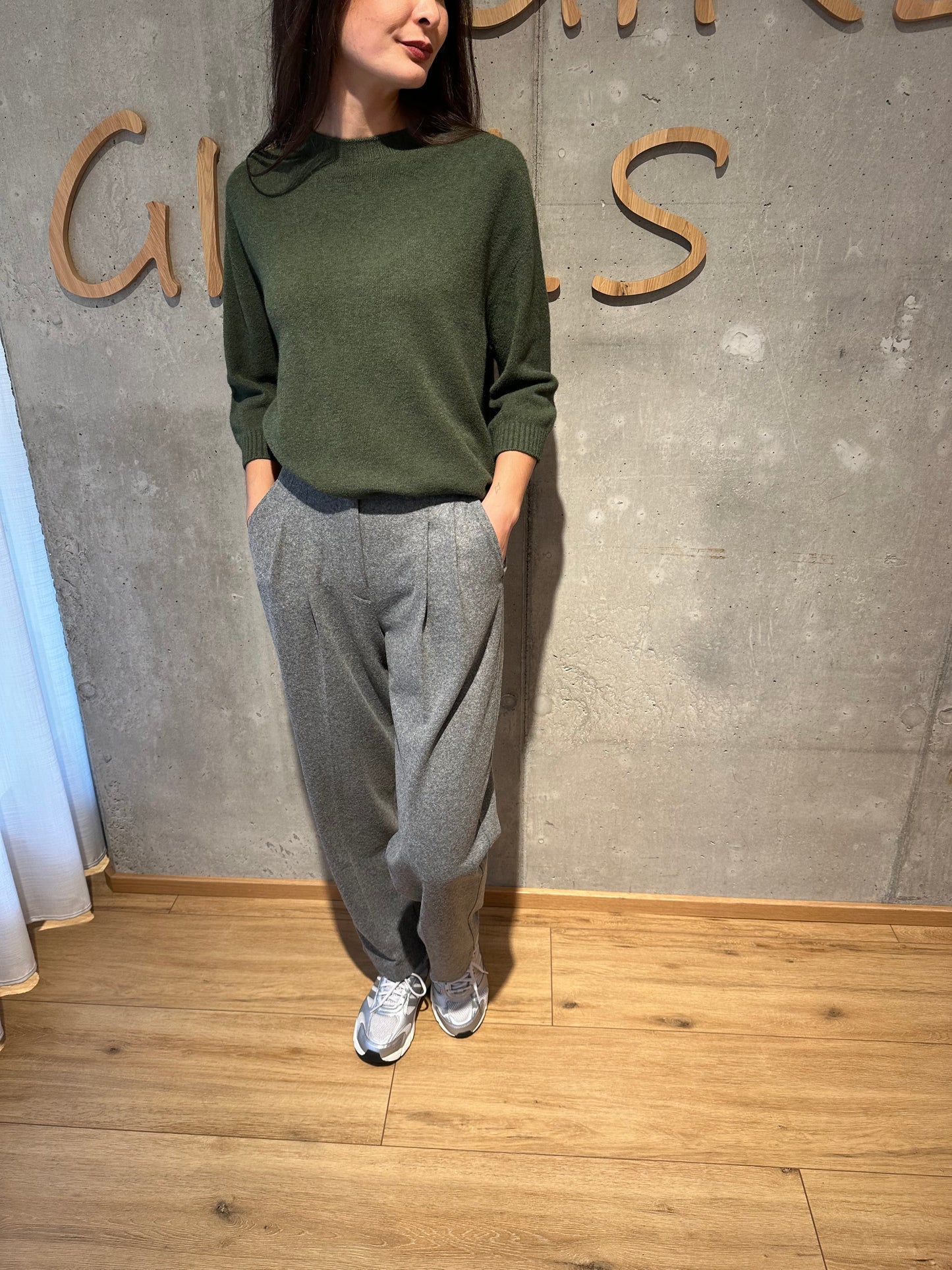 MG-Pulli "Phyllis 1/2 arm Rundhals" - Versch. Farben