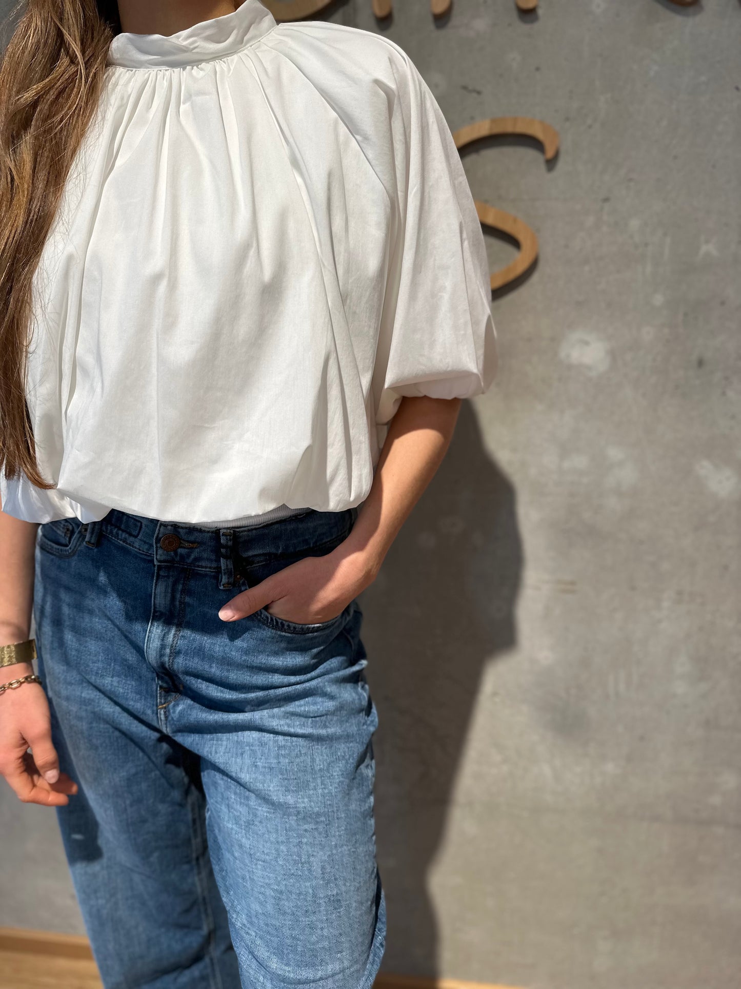 Schluppenbluse "Shosha 1/2arm" - Versch. Farben