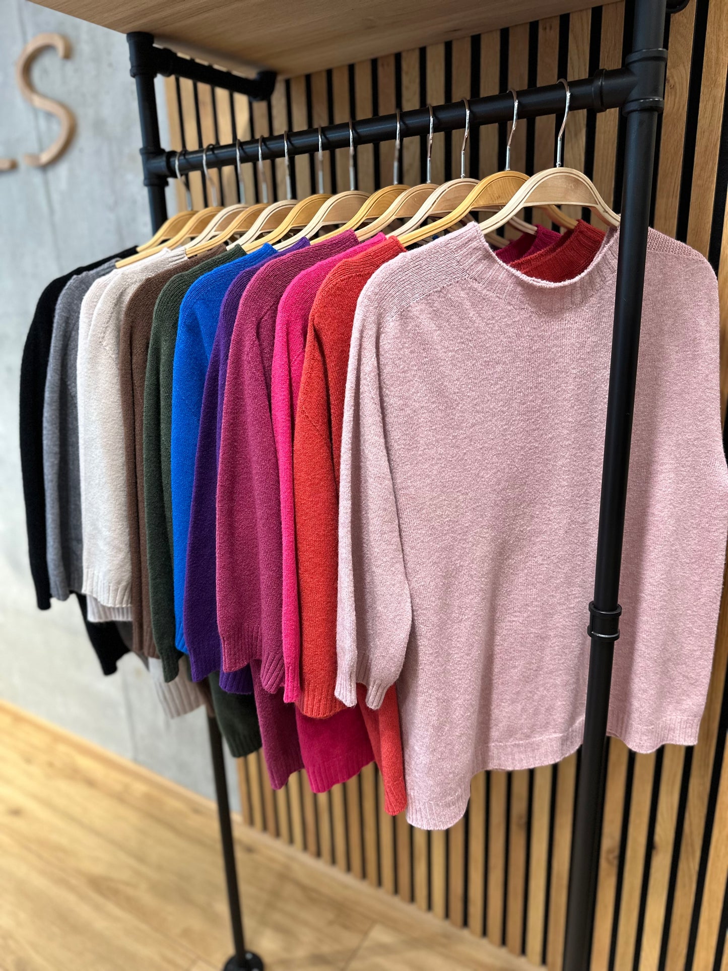 MG-Pulli "Phyllis 1/2 arm Rundhals" - Versch. Farben