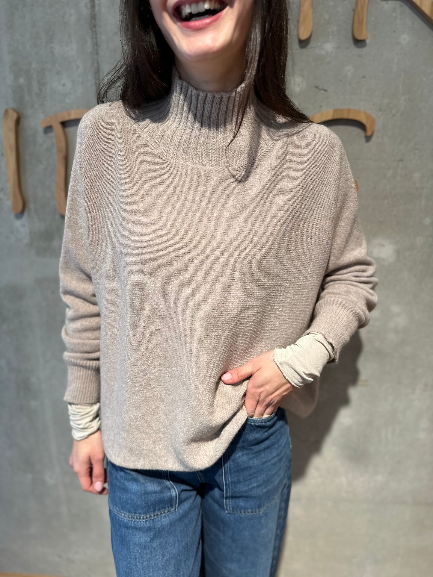 MG Pulli "Mabel Stehkragen" versch. Farben