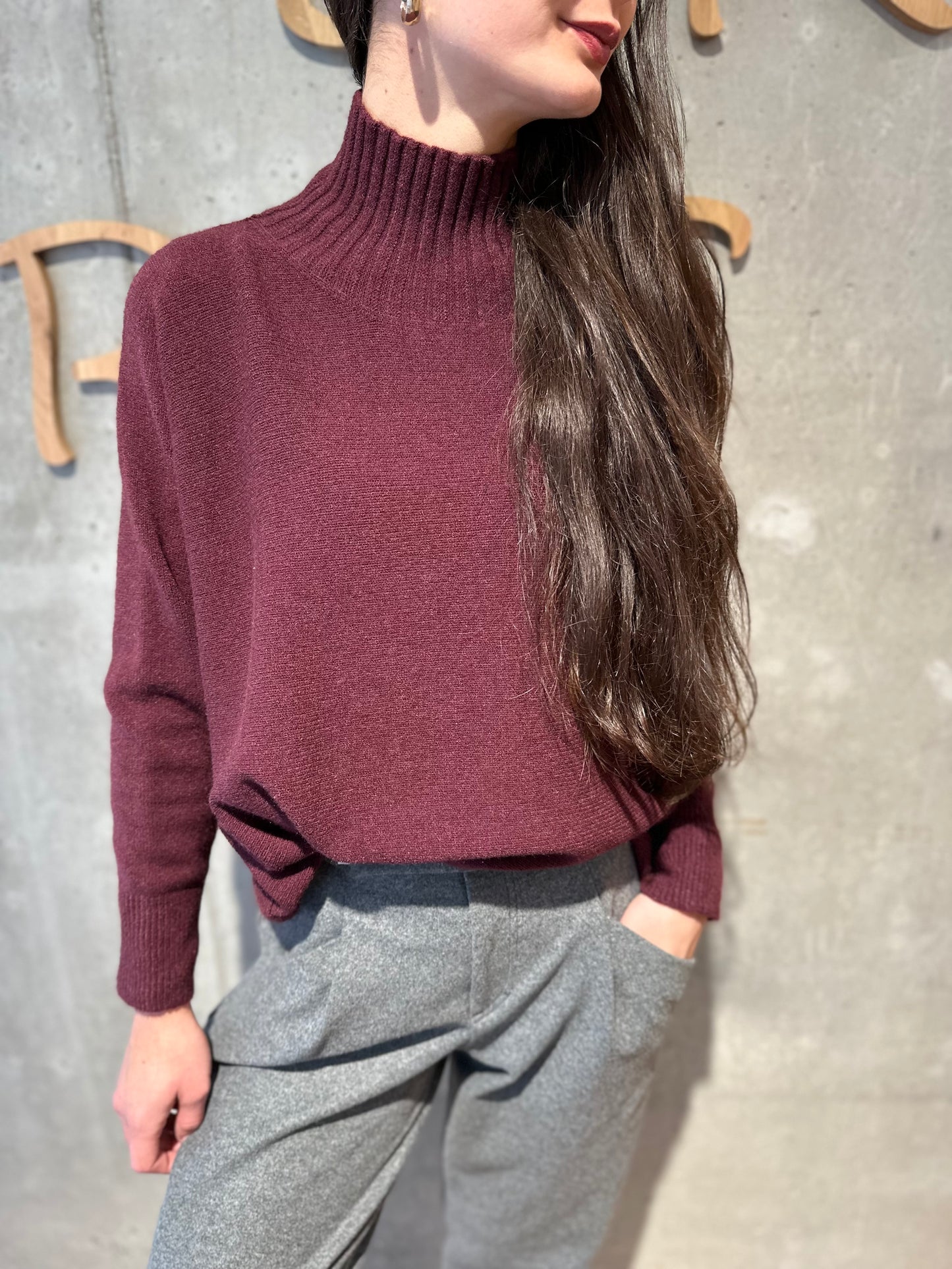 MG Pulli "Mabel Stehkragen" versch. Farben