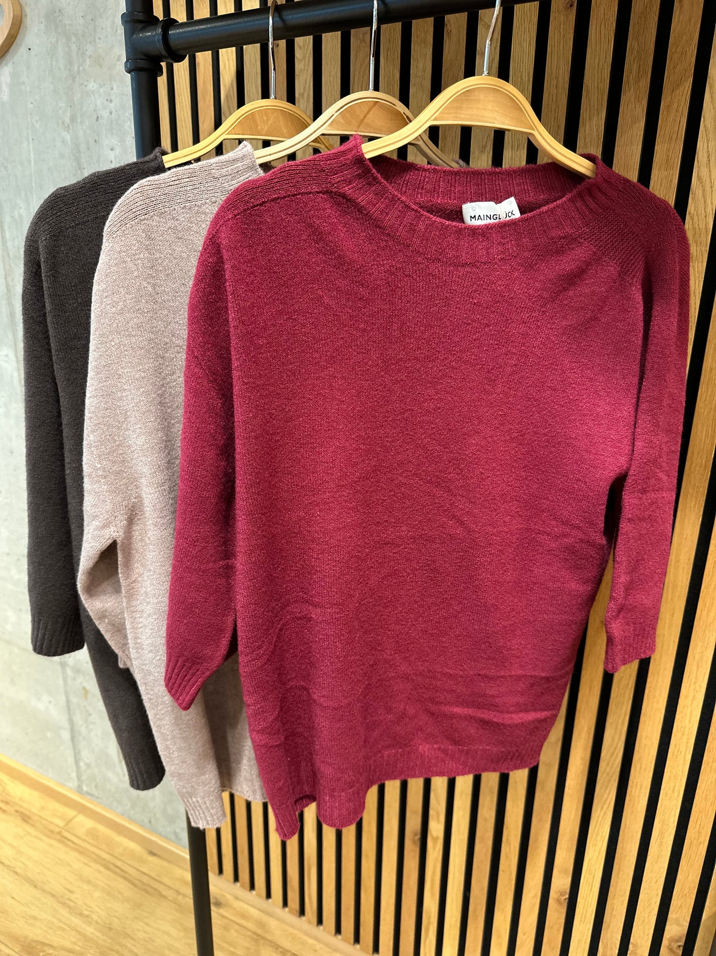 MG-Pulli "Phyllis 1/2 arm Rundhals" - Versch. Farben