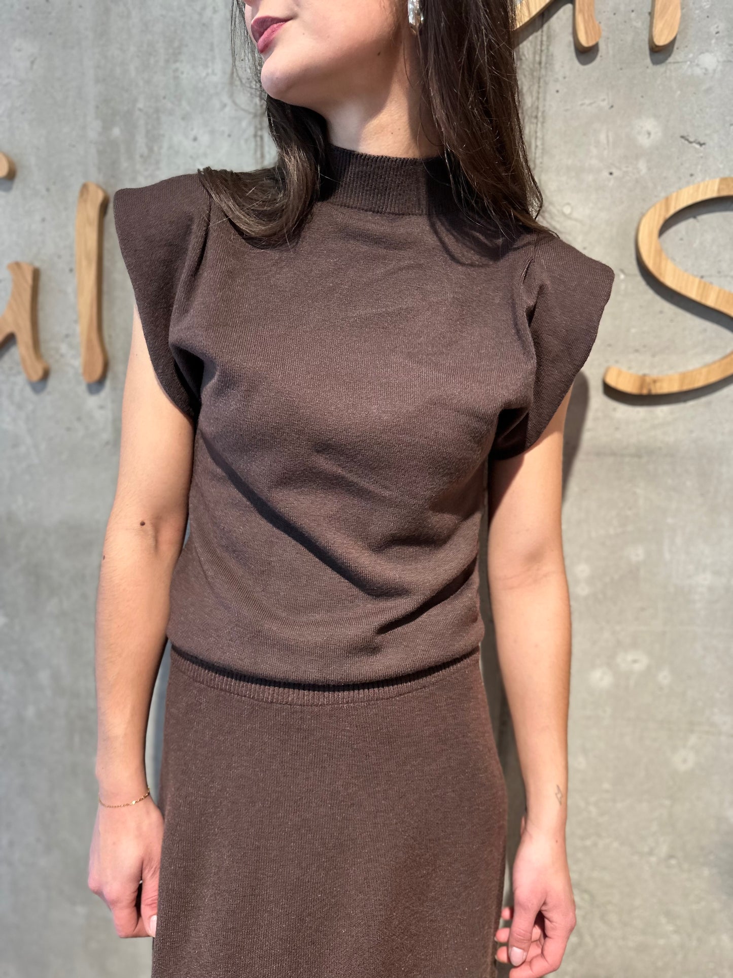 Strickshirt "Shelby Schulterdetail" - Versch. Farben