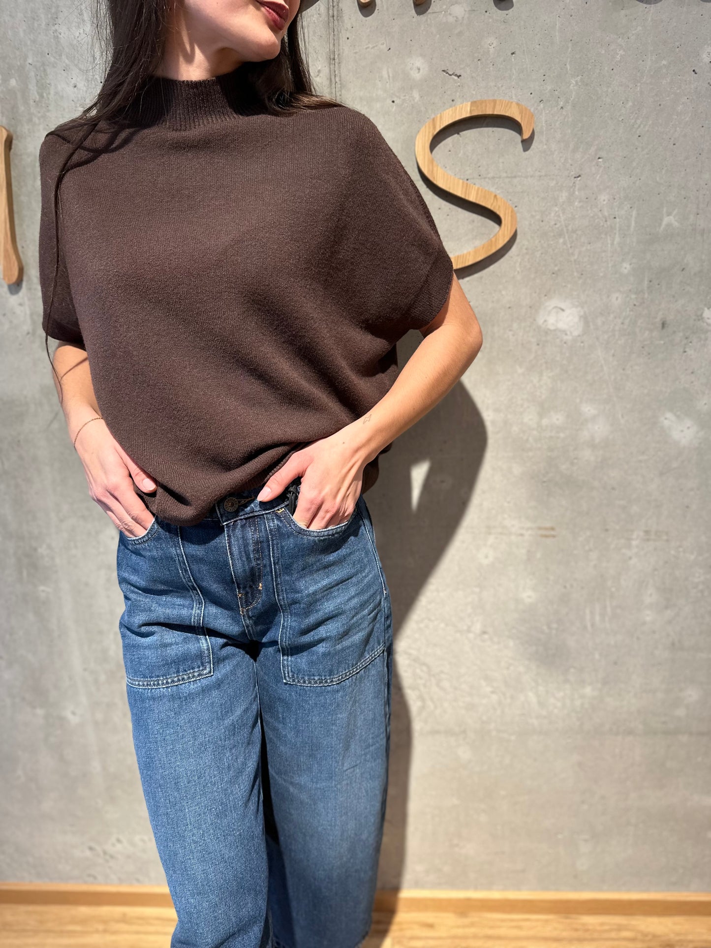 Pulli "Pansy 1/2arm Stehkragen" - Versch. Farben
