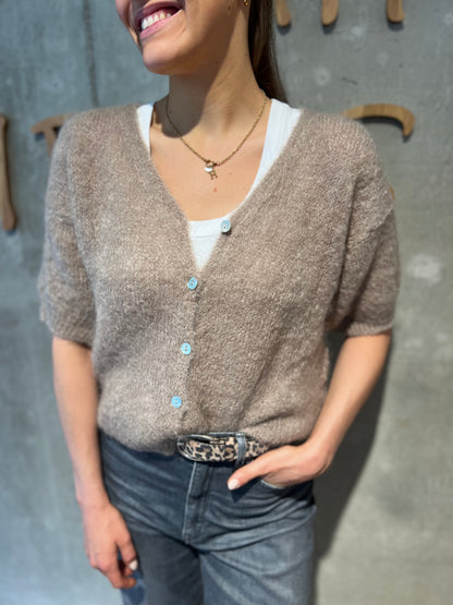 Strickjacke "Sophie halbarm" - Versch. Farben