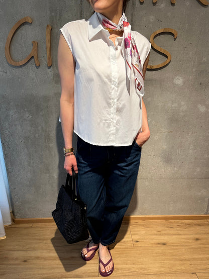 Bluse "Babette ärmellos" - Versch. Farben