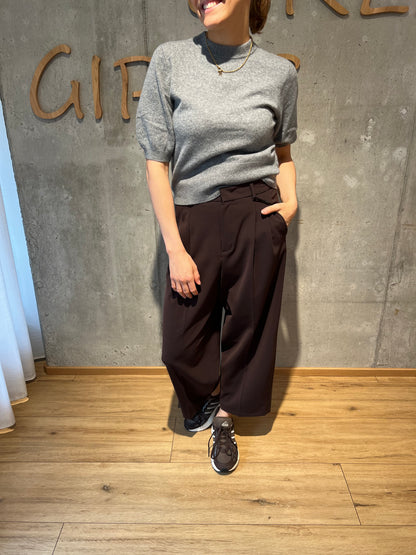 Hose "Noa Cropped" Schoko