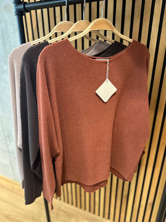 MG-Pulli "Malou kurz" - Versch. Farben