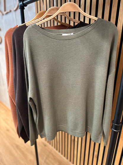 MG-Pulli "Mara Rundhals" - Versch. Farben