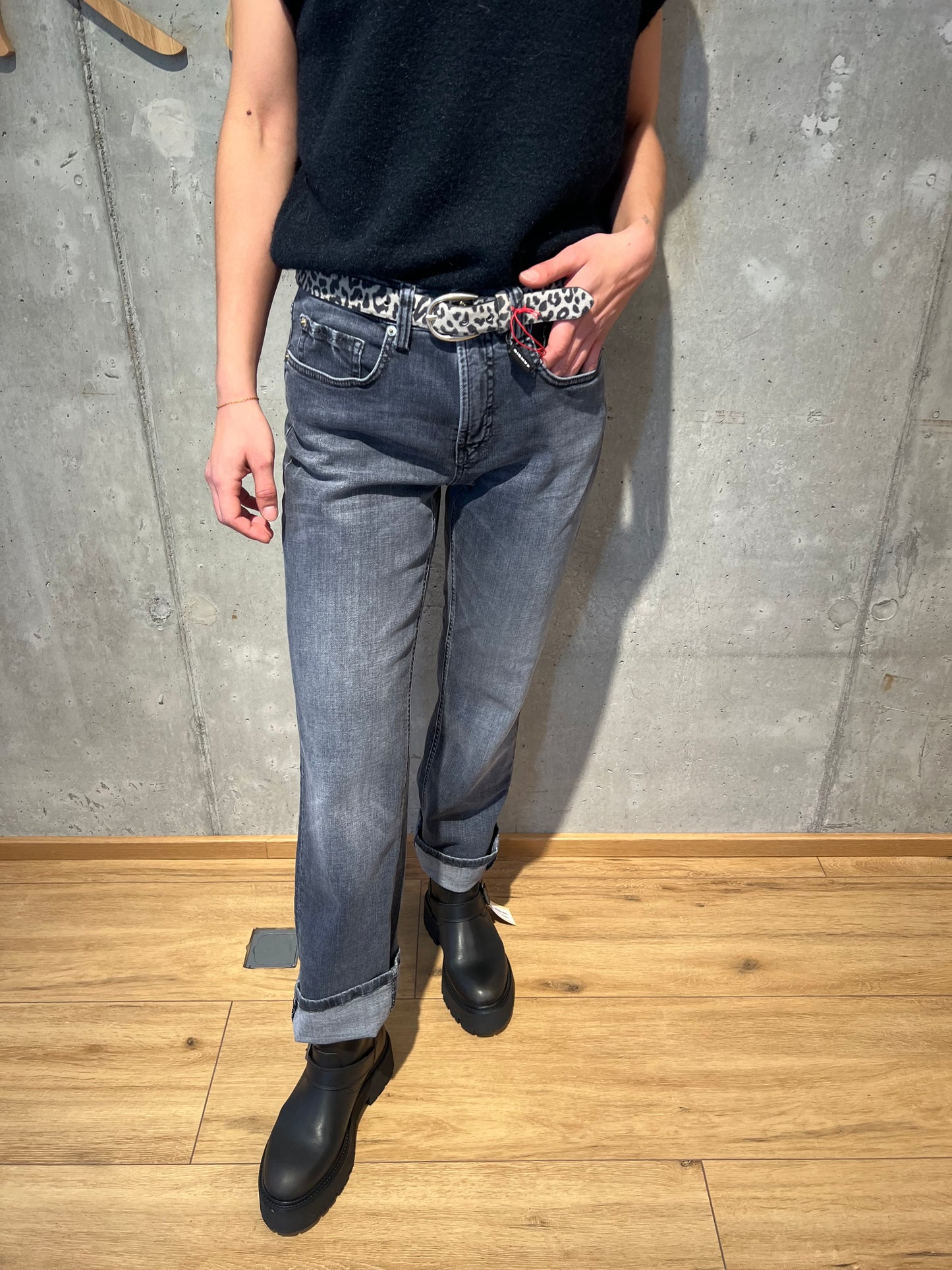 Cambio-Jeans "Gini" Grau midnight stone
