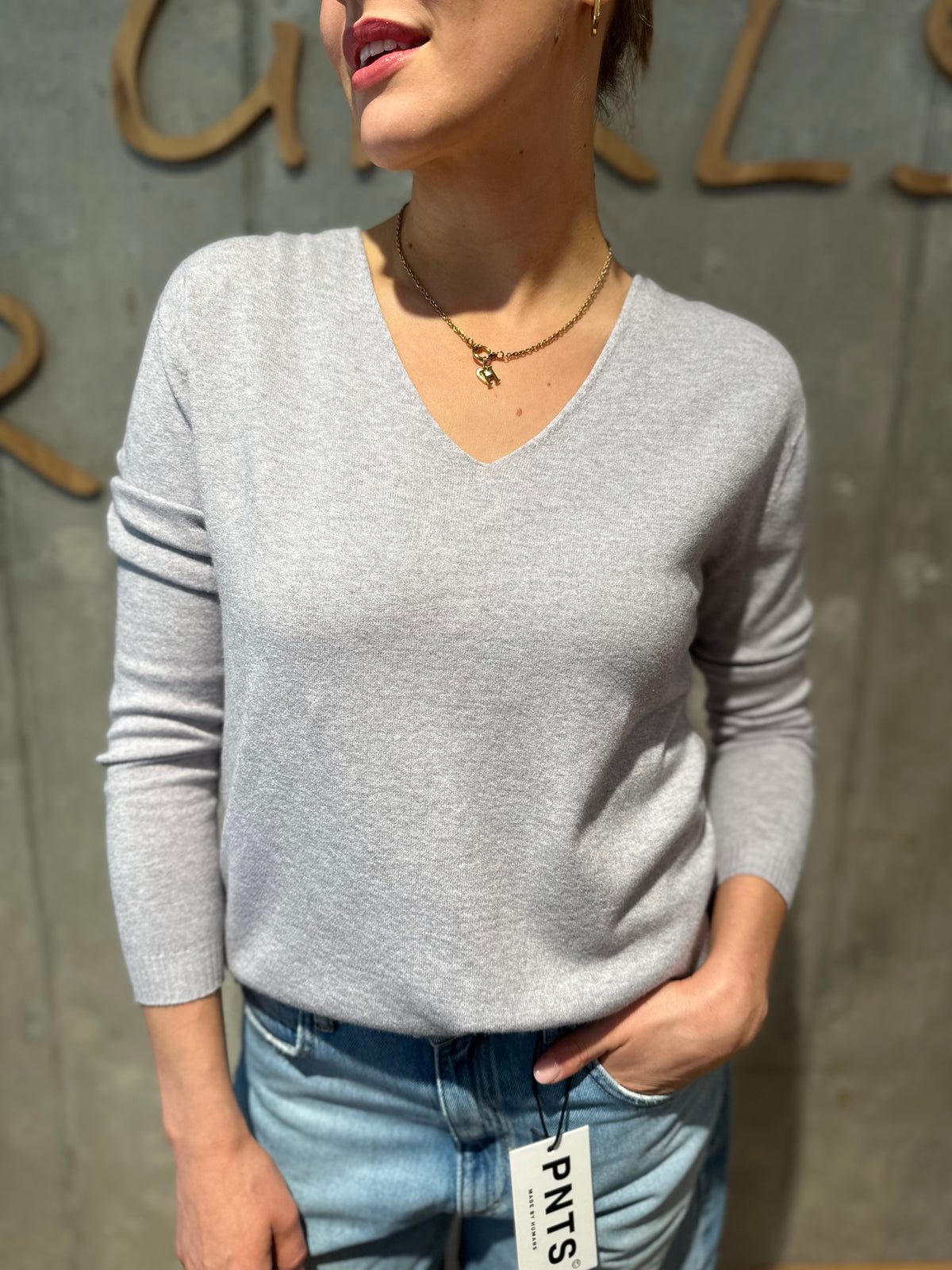 MG-Pulli "Marcella V-Neck" - Versch. Farben