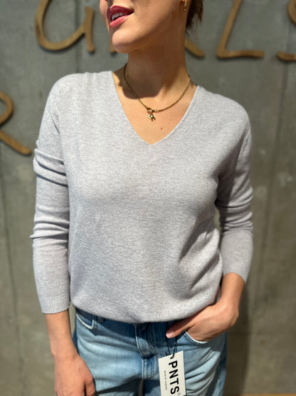 MG-Pulli "Marcella V-Neck" - Versch. Farben