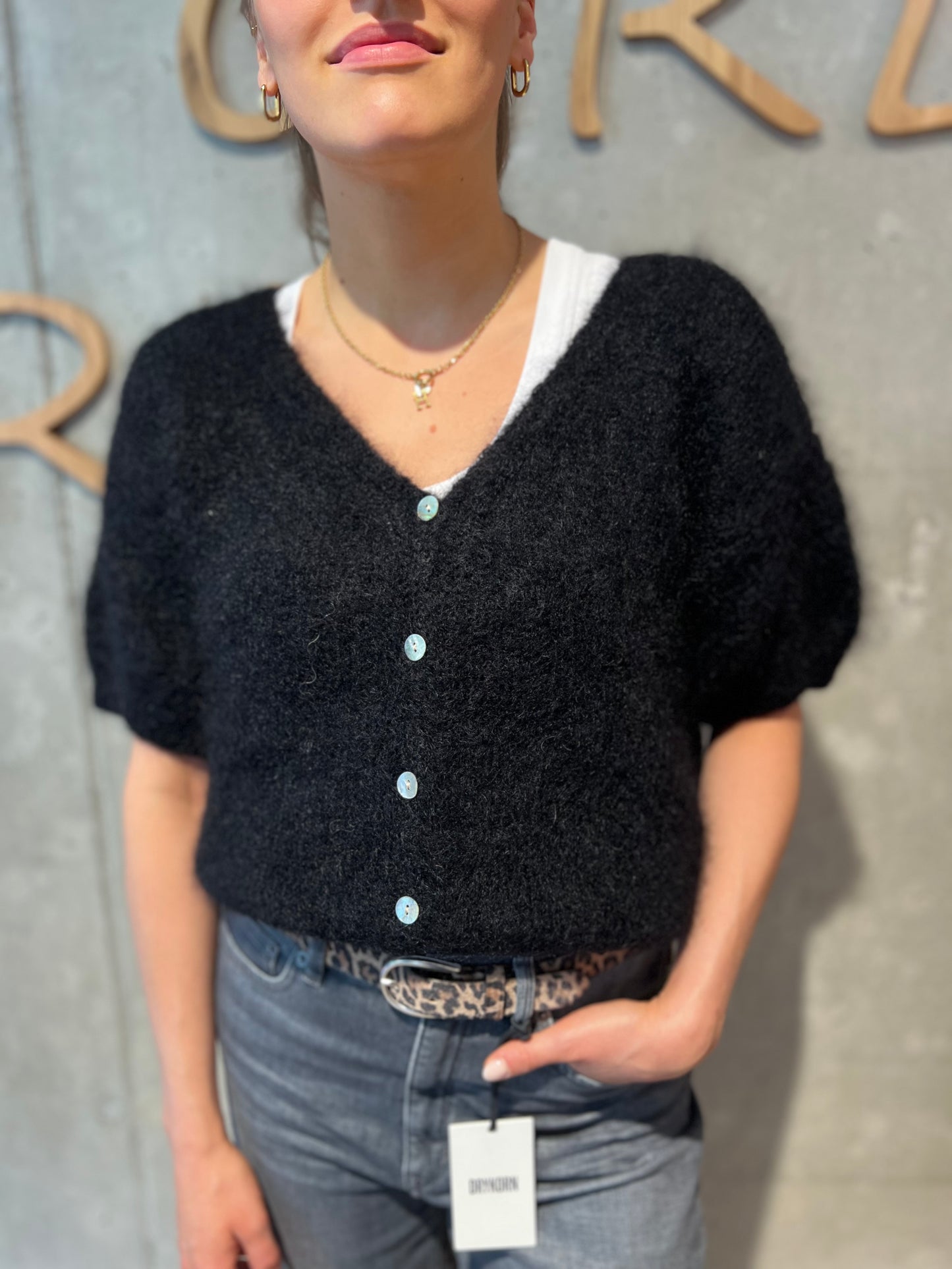 Strickjacke "Sophie halbarm" - Versch. Farben