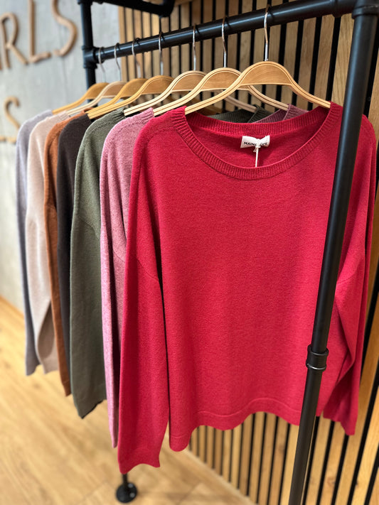MG-Pulli "Mara Rundhals" - Versch. Farben