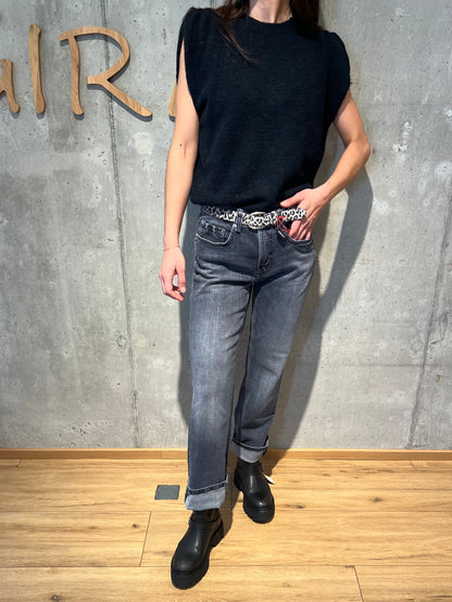 Cambio-Jeans "Gini" Grau midnight stone