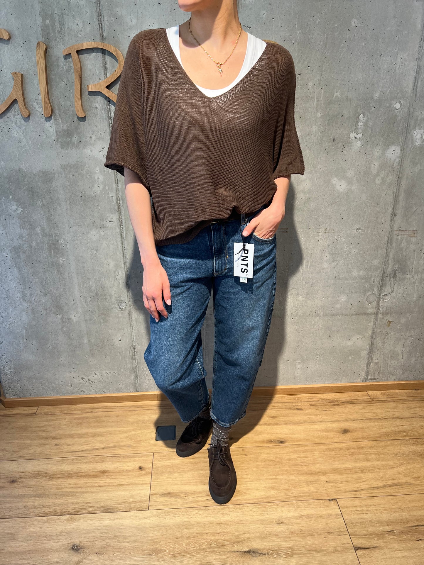 Pulli "Philine V-Neck 1/2arm" - Versch. Farben