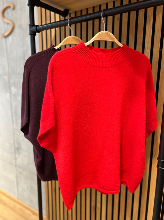 Pulli "Pansy 1/2arm Stehkragn" - Versch. Farben
