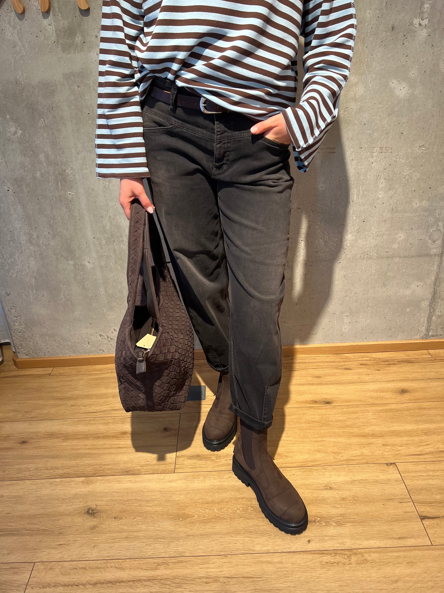 Cambio-Jeans "Elin 9250" Lefthand Brown