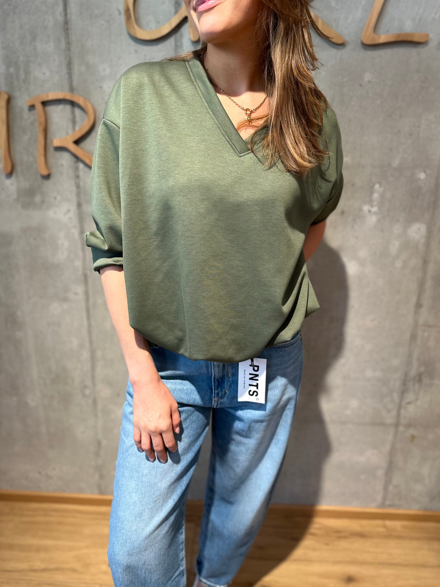 Shirt "Silia V-Neck" - Versch. Farben