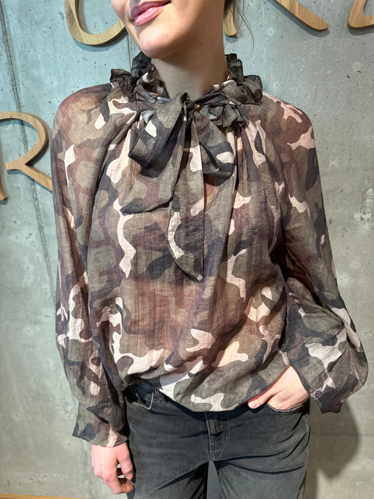 Bluse "Billiana" Camouflage