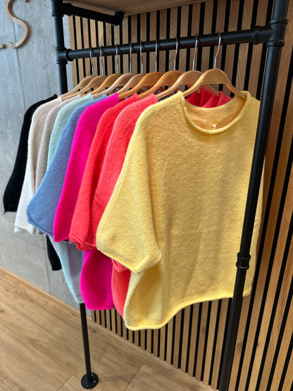 Pulli "Priscilla halbarm" - Versch. Farben