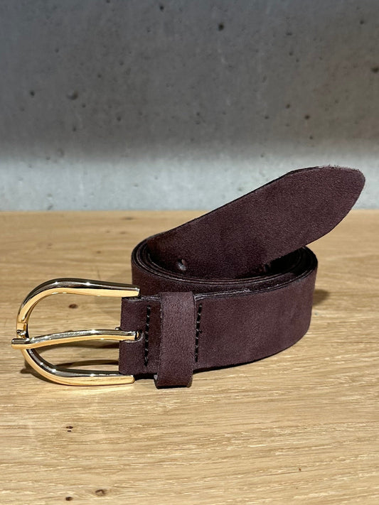 Gürtel "V5974A6309" Velourleder braun