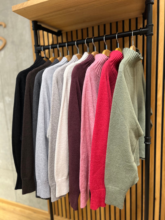 MG Pulli "Mabel Stehkragen" versch. Farben