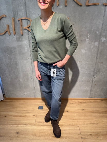 MG-Pulli "Marcella V-Neck" - Versch. Farben