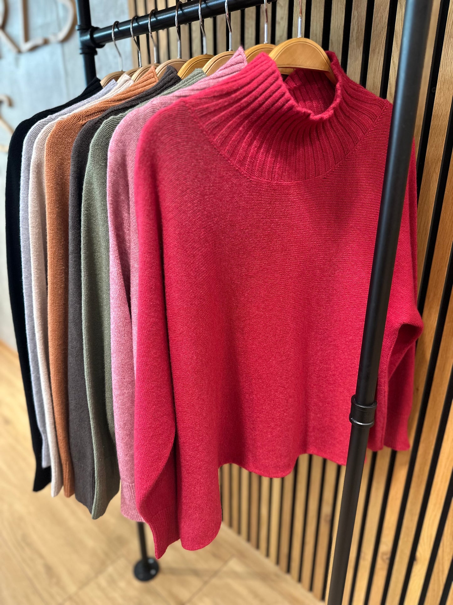 MG Pulli "Mabel Stehkragen" versch. Farben