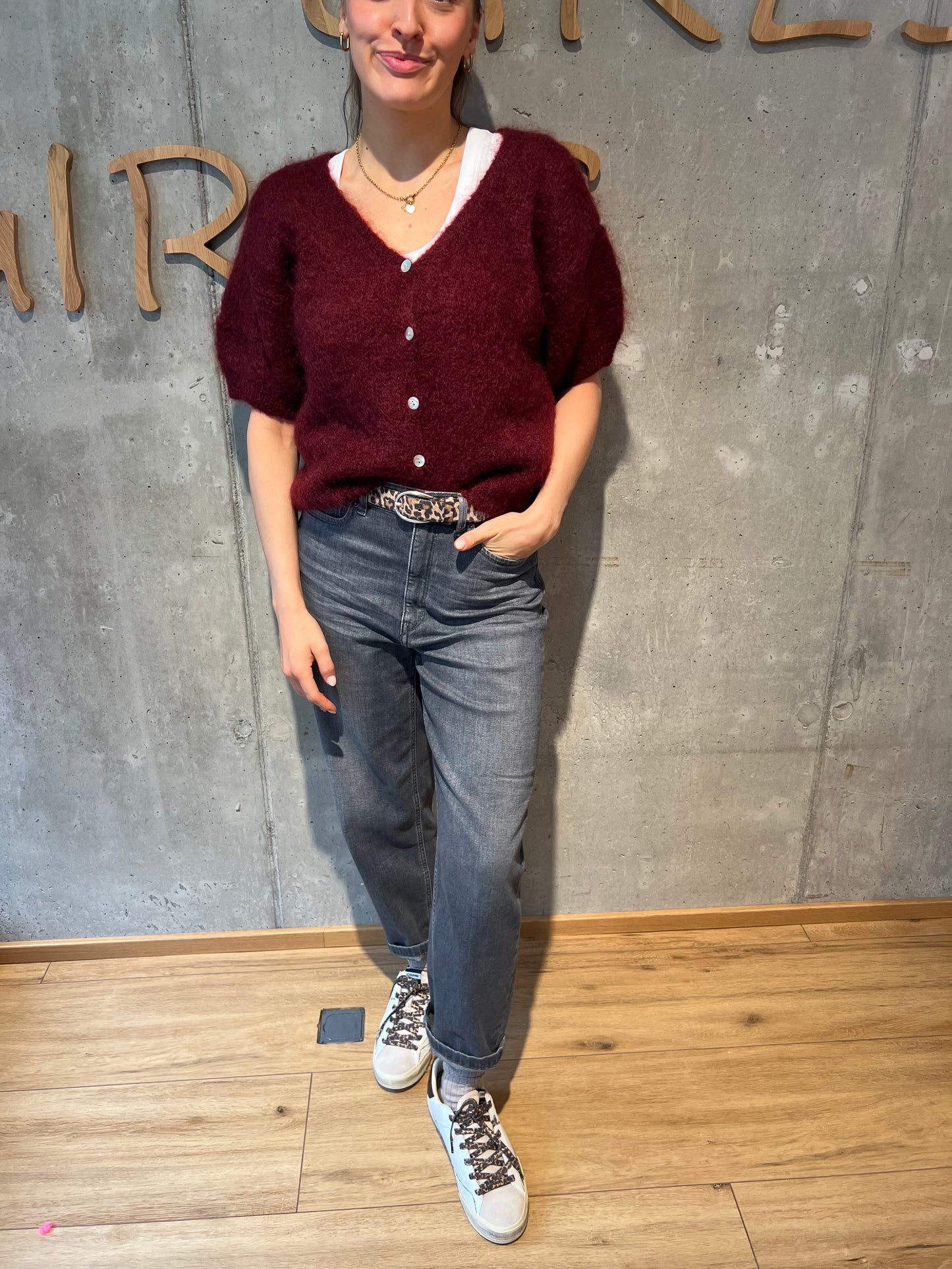 Strickjacke "Sophie halbarm" - Versch. Farben