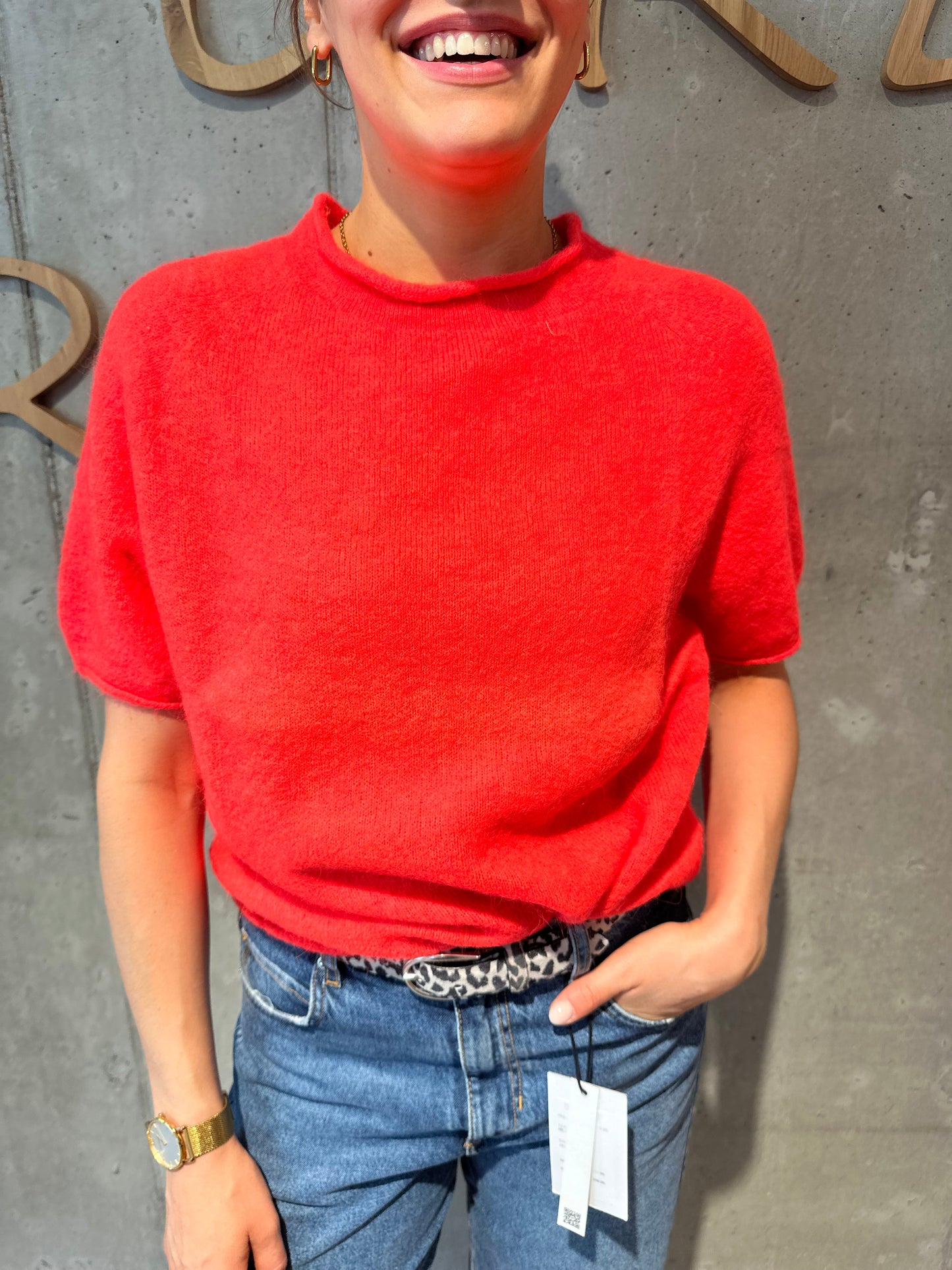 Pulli "Priscilla halbarm" - Versch. Farben