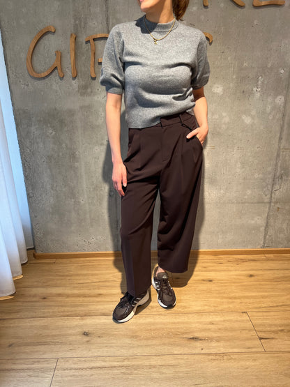 Hose "Noa Cropped" Schoko