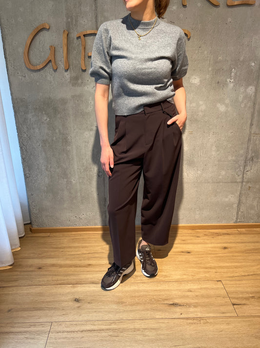 Hose "Noa Cropped" Schoko
