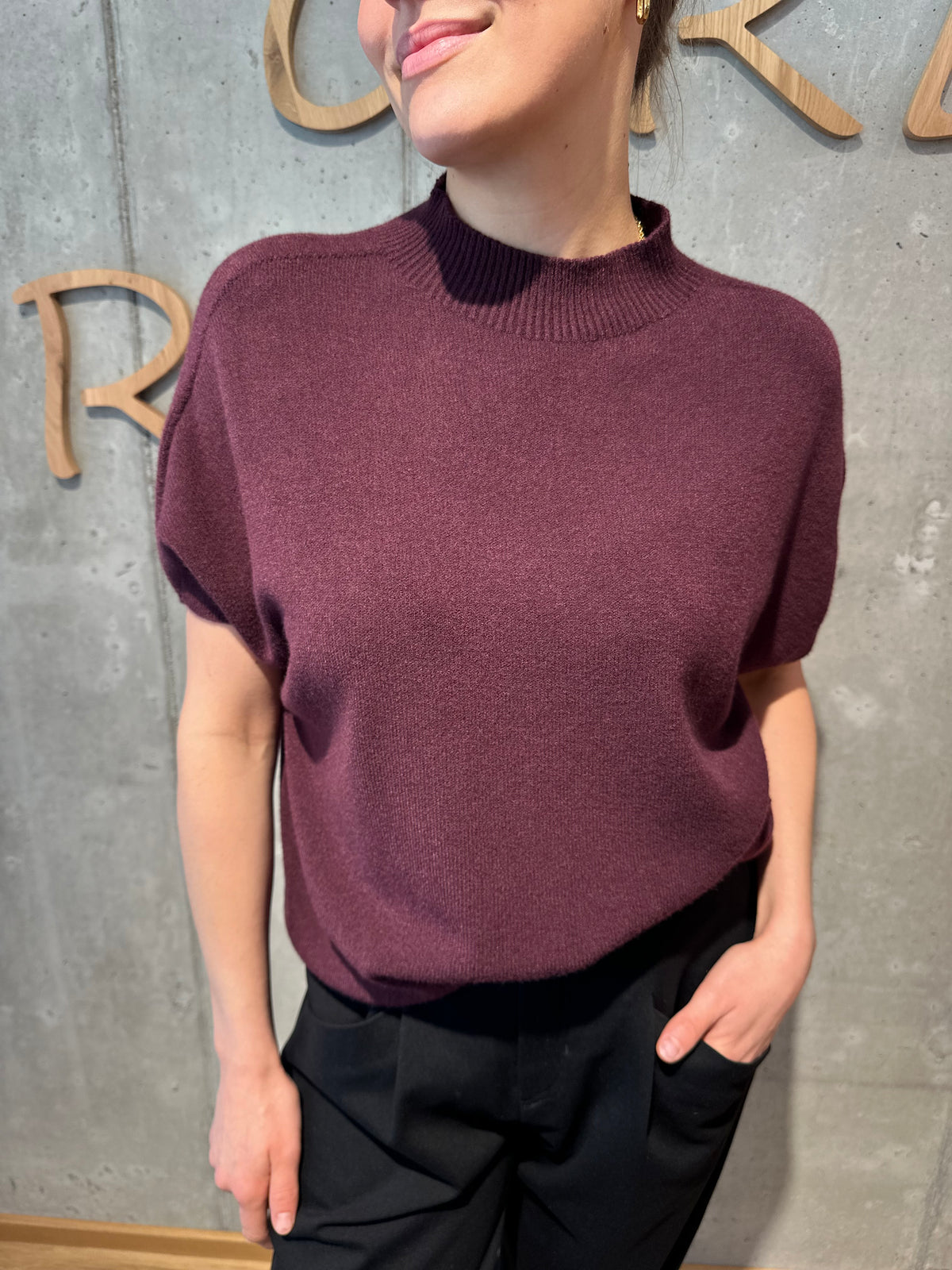 Pulli "Pansy 1/2arm Stehkragn" - Versch. Farben