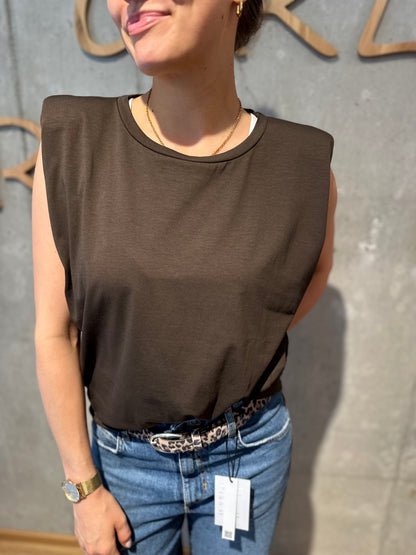 Shirt "Sandy mit Schulterpolster" - Versch. Farben