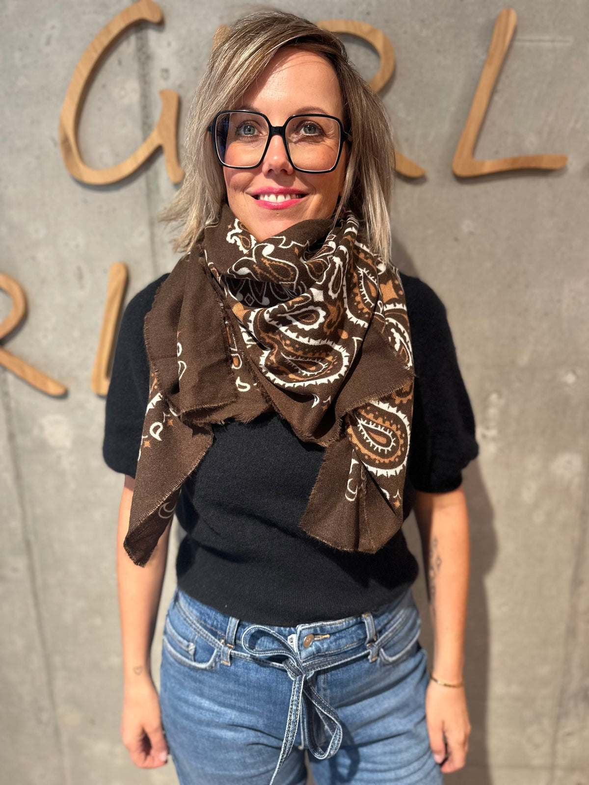 Schal "Anya Paisleymuster" - Versch. Farben