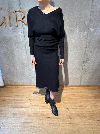 Strickkleid "Stanja" Schwarz