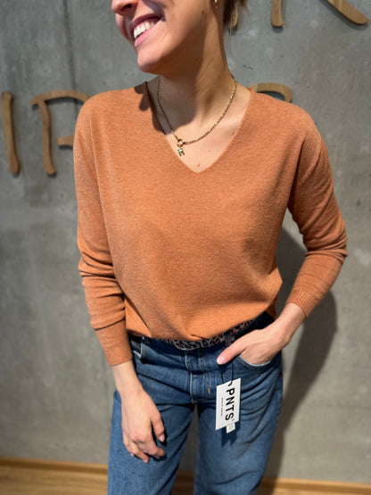 MG-Pulli "Marcella V-Neck" - Versch. Farben