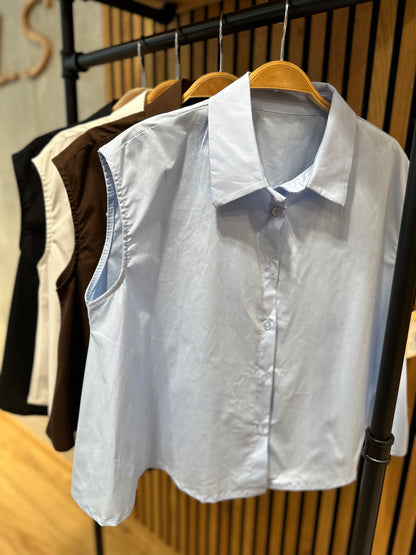 Bluse "Babette ärmellos" - Versch. Farben
