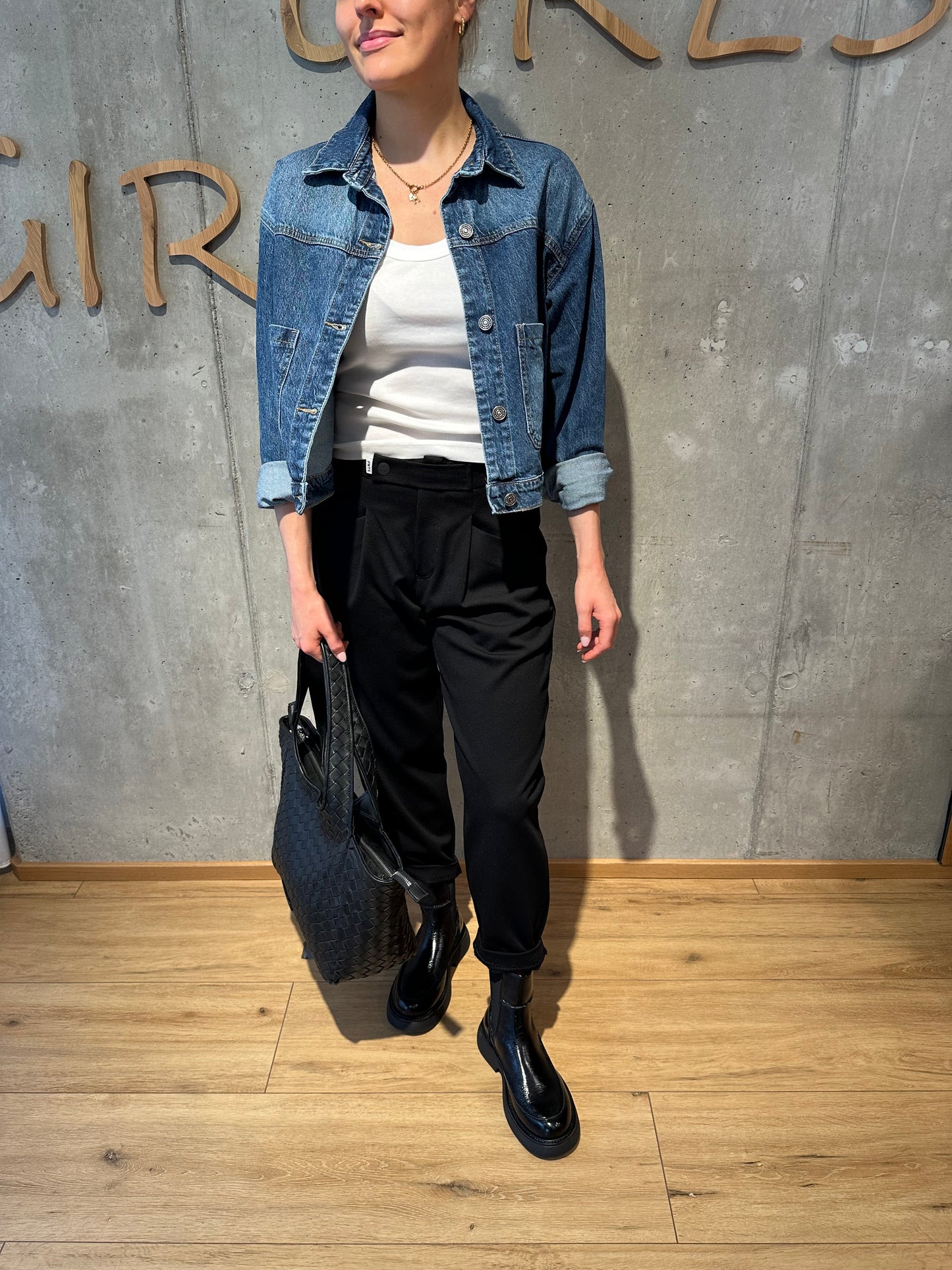 Jeanshemd "Jamie" Mittelblau