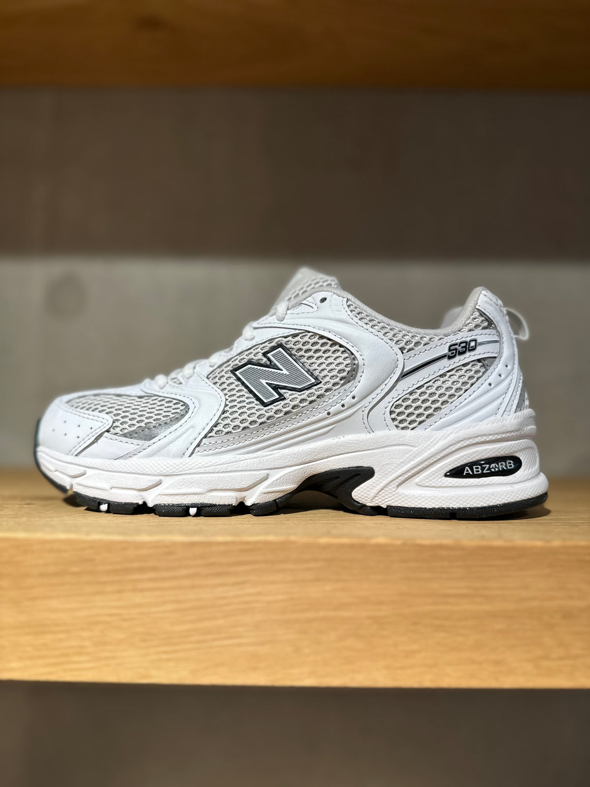 Schuh "New Balance U530KLB" WeißSilberSchwarz