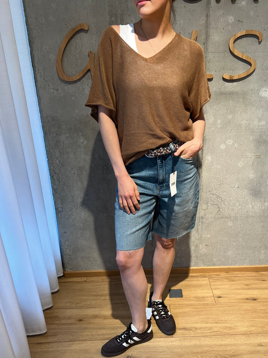 Pulli "Philine V-Neck 1/2arm" - Versch. Farben