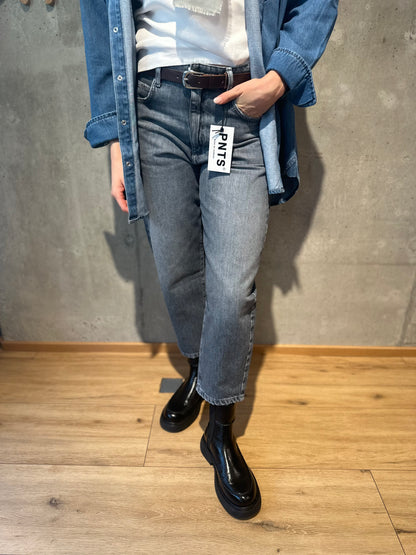 PNTS-Jeans "05_THE O SHAPE 06" Washed Grey