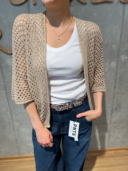 Lochstrick Cardigan "Lia" - Versch. Farben