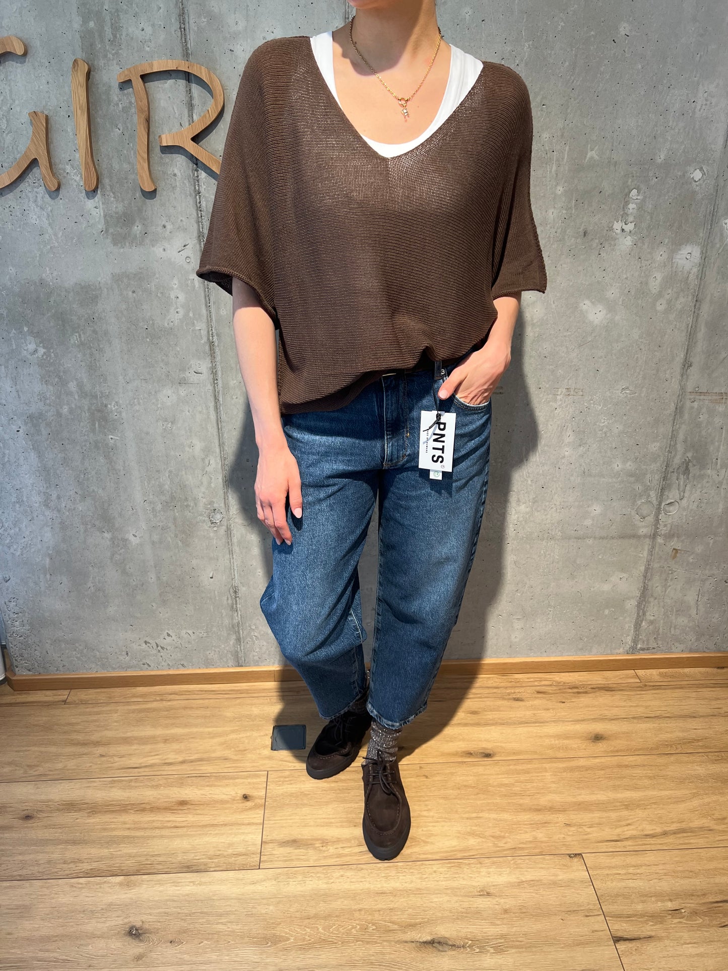 Pulli "Philine V-Neck 1/2arm" - Versch. Farben