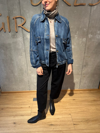 Jeans-Jacke "Jula" Dunkelblau