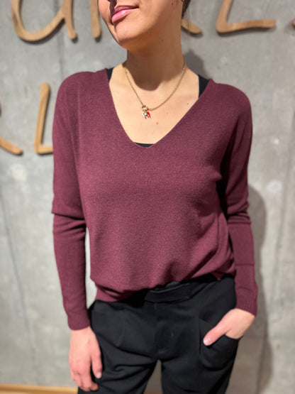 MG-Pulli "Marcella V-Neck" - Versch. Farben